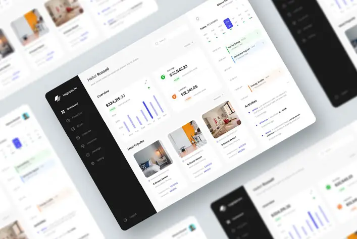 Smart dashboard UI design project
