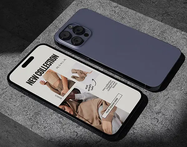 Custom mobile app UI design for a client